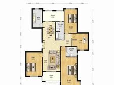 内环边,2014年商品房,一梯一户,南北通,落地窗阳台