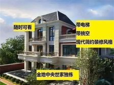 随时可看!金地中央世家独栋!带电梯!现代简约装修风格!带挑空