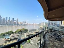 特价!南滨路天幕观江大平层 正看渝中半岛 主卧270°观江