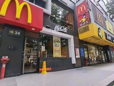 业主急售 福田中心区正街餐饮铺,15米转角,双门面 人流量大