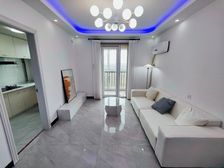 小区新大落地窗,南北通精装修两房,浦江地铁口,高层景观房