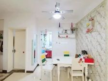 历下祥泰新河湾(北区)装修客厅朝南落地窗