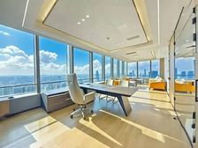 豪装接待·9隔间60卡位·正对电梯口丨总部选址·IFS地标!