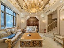 银都路地铁旁,豪装400万双拼别墅!标准5房,集中南花园