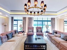 小区湖景两户合一的大户型,豪华装修诚心售,室内1500平