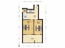 【拥金1】雅安西里 2室1厅 55.67平 朝南2室 带院