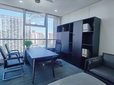 实拍望京方恒国际2隔间12工位精装带家具办公室便宜出租