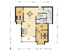 上海滩急售2房 1250万价格低廉 有产权车位 全屋地暖