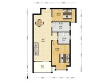 卢湾都市花园41平大厅 小区绿环高环境好 有车位 房屋干净