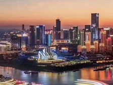 江北嘴CBD,寰宇天下东昇府头牌,双联排别墅,看两江交来福士