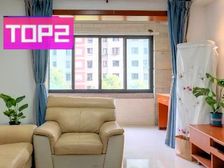 华钜御庭!工商和二中!近地铁!前排位置!精装修!飞机户型!