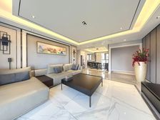 星屿仁恒:临湖位置大平层,全新高端精装,可拎包入住.看房随时