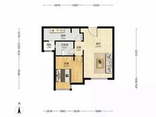 【拥金1】天康园 1室1厅 74.65平 朝南