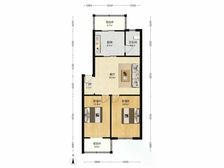 【拥金1】莲安里 2室1厅 85.11平 南北通透