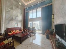 君悦龙庭 豪华装修5房 客厅中空挑高 南北通透 层景观视野