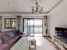 石岐金域蓝湾装修客厅朝南落地窗