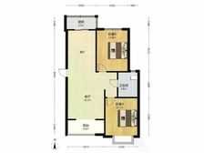 【拥金1】宝龙湾家园 2室1厅 南北H户型 不到顶