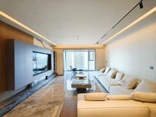 财富中心旁全新豪装大平层 没住过人拎包入住 带车位 视野开阔