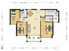 敏捷紫岭天玺南朝向温馨3居室素质住户配套齐全