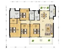 敏捷紫岭天玺 精装修3房+南北通透+全配+位置安静+实景拍摄