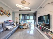 金域中央南北两居室有钥匙户型方正采光好无遮挡