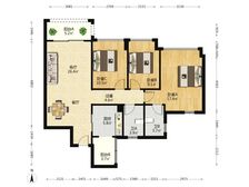 富元利和豪庭一期楼层位置好家具齐全采光观景好拎包入住