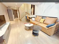 越秀·星汇海珠湾商住楼大2居婚房装修朝向采光好电梯房