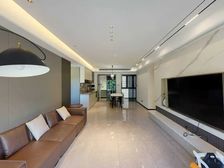 地铁口物业 山景大平层 万科物业 豪华装修 现代风格