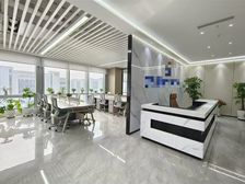 全明采光 正对电梯口 南京南站地铁口总部办公优选 精装带家具