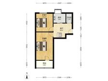 河西一片恩德里小学 二楼南北通透好户型 户型无浪费面积