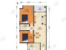 海纳公馆精装大两房,家私齐全,可拎包入住!!业主诚心出售