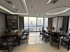 万达中心丨400平带厨房丨电梯口位置丨豪华装修拎包办公丨