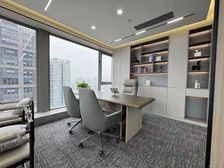 特价出租 环线民安大道地铁口 高端写字楼3个隔间16个工位