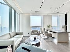 天府一街超甲!国央企集中丨商务风7隔间40工位丨双面采光户型