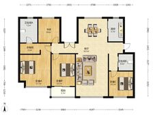 虹桥正荣府 4室2厅 150平