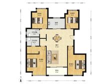 虹桥正荣府 4室1厅 140.45平
