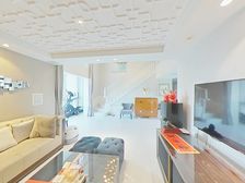 双层景观,北看世纪公园景观,南面视线