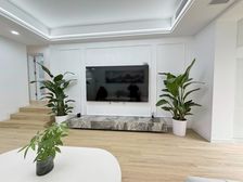 奶油装修带车位,苏州河景观大平层空中花园,产权清晰 看房方便