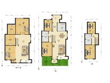 博轩园 联排别墅 精装修 私产满5年 手续齐全