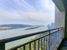 江景大平层天花板,超长阳台,高楼层视野好,在家看橘子洲美景