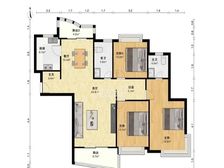 虹叶茗园 145.97平3居 南向精装修 安静不临街