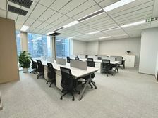 江北嘴双面采光!398㎡江景办公,老板间配茶台可开窗