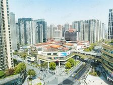 瑞虹新城!带车位!地铁4号线口,中心高区,出国急售,各付税