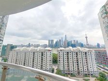 北外滩滨江,高区景观2房,精装,躺床上看浦东陆家嘴灯光秀