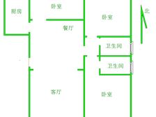 一中万达单价5000多 南北通透 三室公摊小随时看房