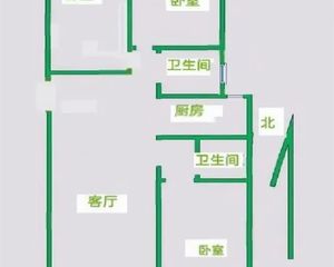 云水湾 毛坯三室 新小区随意装修 南北通透好户型,人车分流新