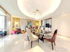 (真实在售,南向带400平花园)精装复式部分配,客厅挑空 ,