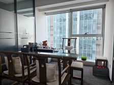 锦业路 正对电梯(半层道 带家具)9间办公室 可加班