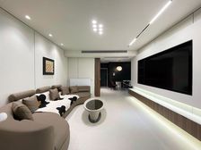 山水国际,豪装双南2房2卫,送地下产权车位,空调地暖!