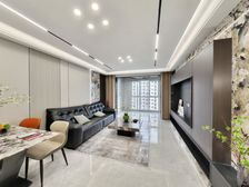 龙城大街上首开国风上观精装修三居